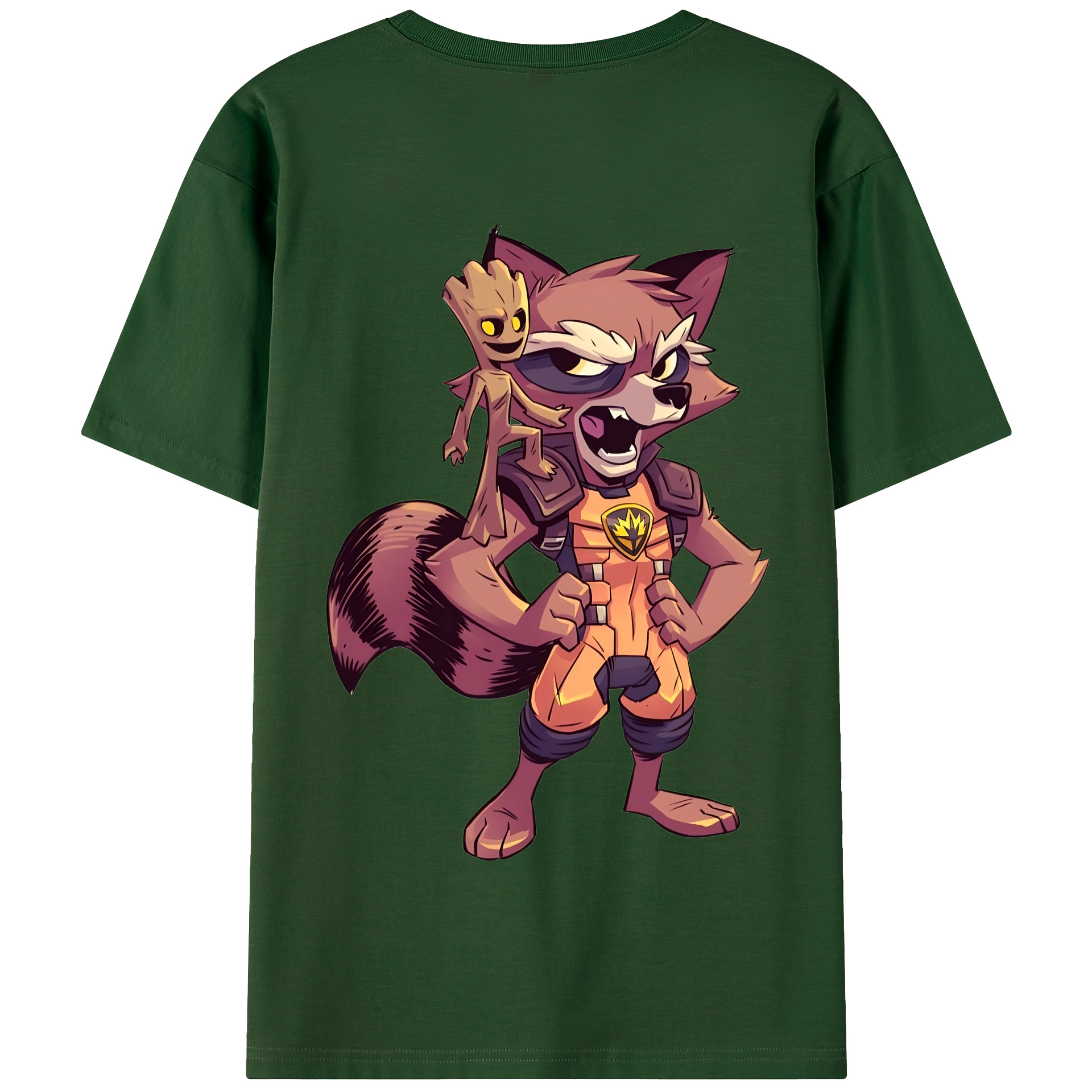 （画像用） アベンジャーズ The Avengers 綿100％半袖Tシャツ（背面プリント）